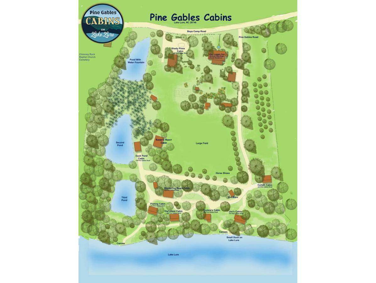 Vila Pine Gables Cabins Lake Lure Exteriér fotografie